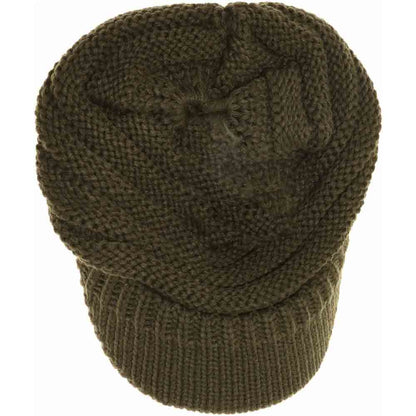 Knit Beanie Tail C.C Cap