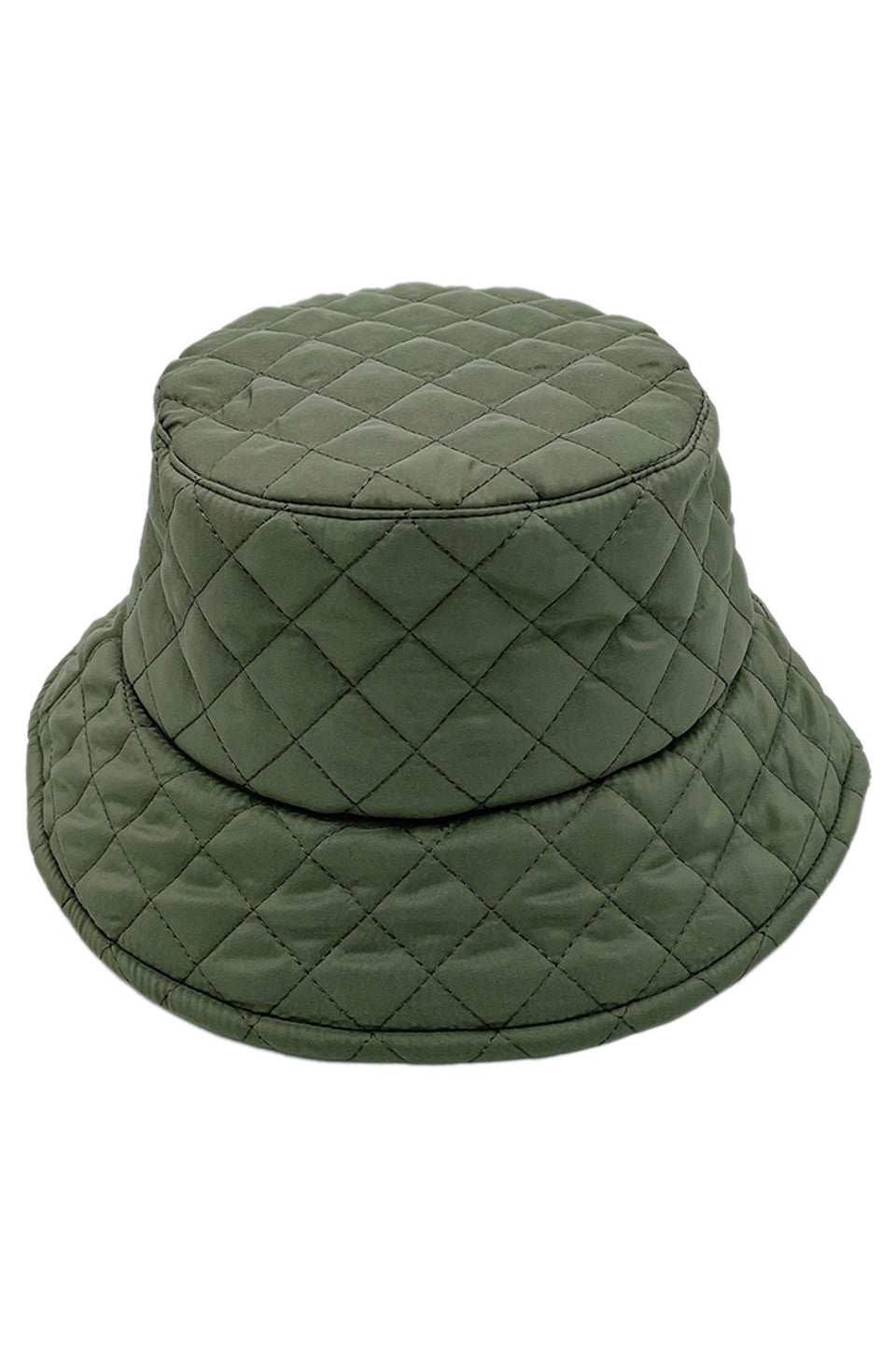 Olive Quilted Padding Bucket Hat combines thermal efficiency with a sophisticated design. Its structured quilting creates optimal warmth retention while the classic bucket silhouette offers comprehensive coverage. Engineered with premium materials, this hat provides superior insulation and durability for extended wear in various conditions. 