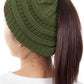 Olive The C.C Solid Color Ponytail Messy Bun Beanie combines comfort with versatility for effortless everyday style. Crafted from 100% soft acrylic, this beanie features an open crown design that accommodates ponytails and messy buns while keeping you warm. The one-size-fits-most construction ensures a secure, flattering fit for virtually anyone. Perfect for casual outings, workouts, or relaxed weekends, this practical accessory transitions seamlessly from season to season.