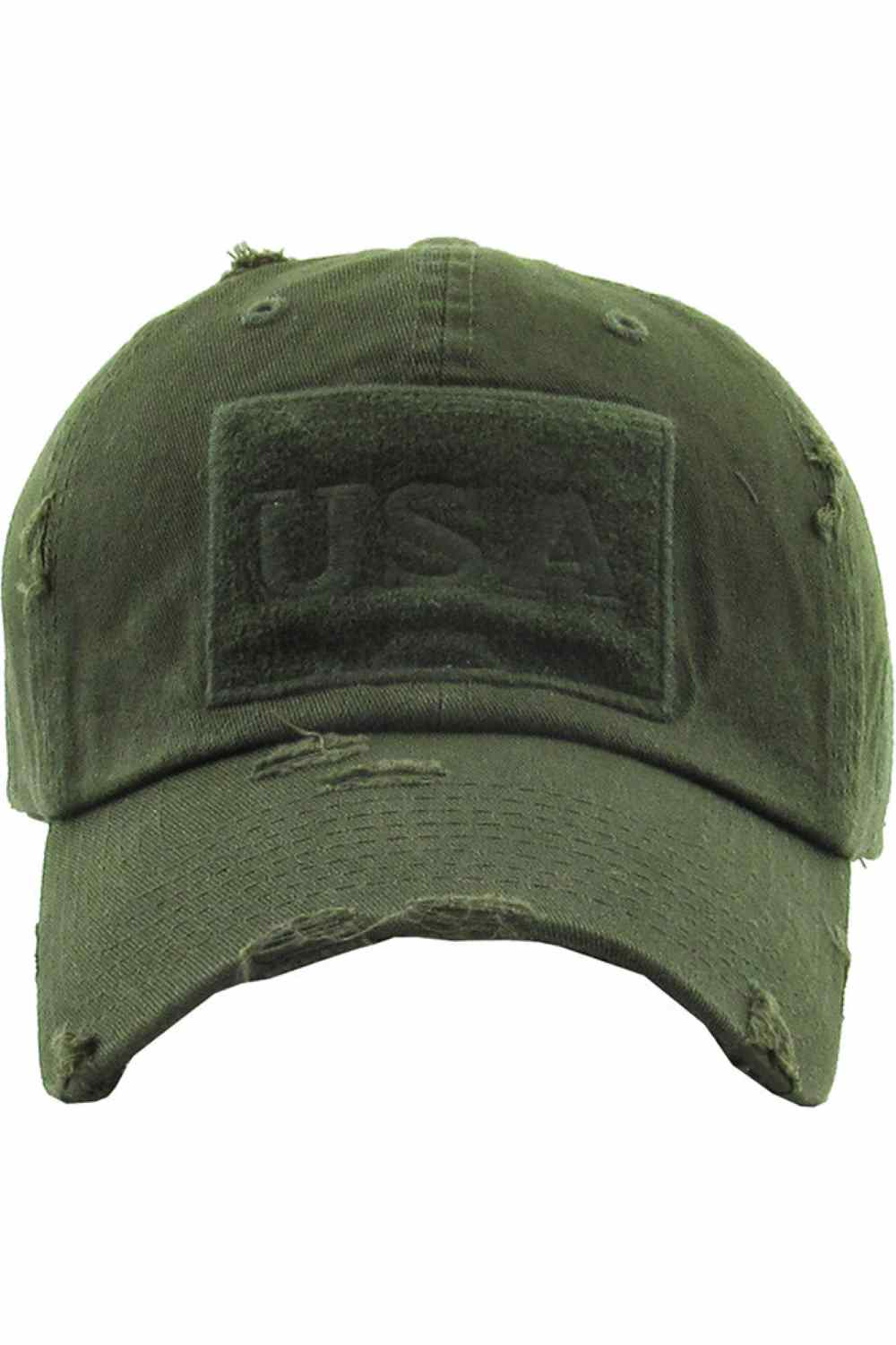 Olive Add rugged style to your everyday look with the USA Tactical vintage baseball cap, featuring a distressed finish and bold embroidered design for a classic military-inspired vibe. Comfortable and adjustable for all-day wear, this durable cap is perfect for outdoor activities, travel, or casual street style.