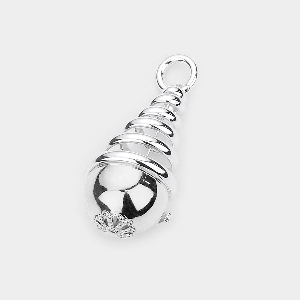 Madeline Love Rhodium Swirl Metal Pendant - Pendant Sets