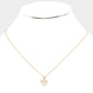 CZ Heart Pendant Necklace