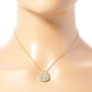 Crystal Paved Heart Pendant Necklace - Necklaces