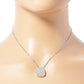 Crystal Paved Heart Pendant Necklace - Necklaces