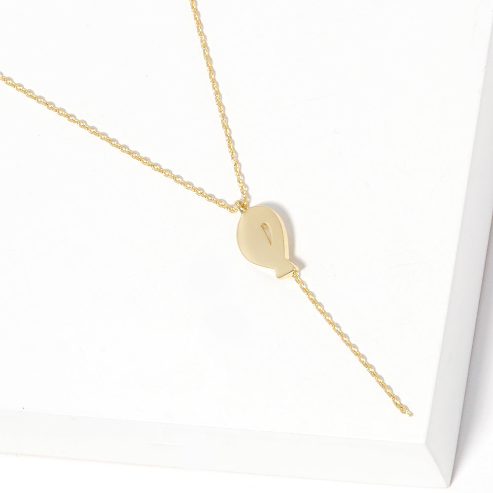Madeline Love Gold Gold Dipped Mini Balloon Pendant Y Necklace - Necklaces