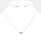 Madeline Love Rhodium Stainless Steel Ball Pendant Necklace - Necklaces - desc