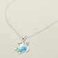 Madeline Love Multi, Silver Sea Turtle Charm Pendant Necklace - Jewelry