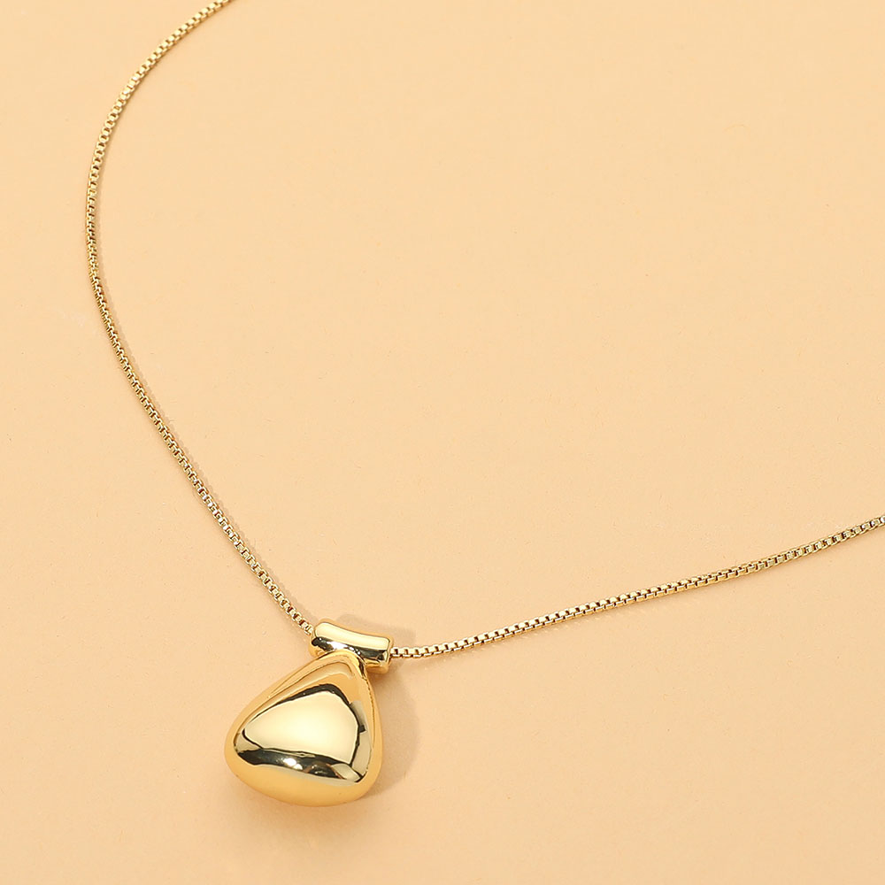 Madeline Love Gold 18K Gold Dipped Organic Drop Pendant Necklace