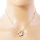 Triple Open Heart Pendant Necklace