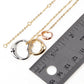 Triple Open Heart Pendant Necklace