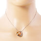 Triple Open Heart Pendant Necklace