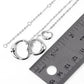 Triple Open Heart Pendant Necklace