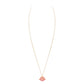 Glittered Lips Pendant Necklace