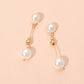 Madeline Love Gold Pearl Drop Earrings