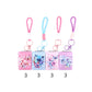 Madeline Love Assorted 12PCS - Butterfly Flower Printed Bag Charm Keychain Cosmetic Mirrors - Bags & Wallets - desc