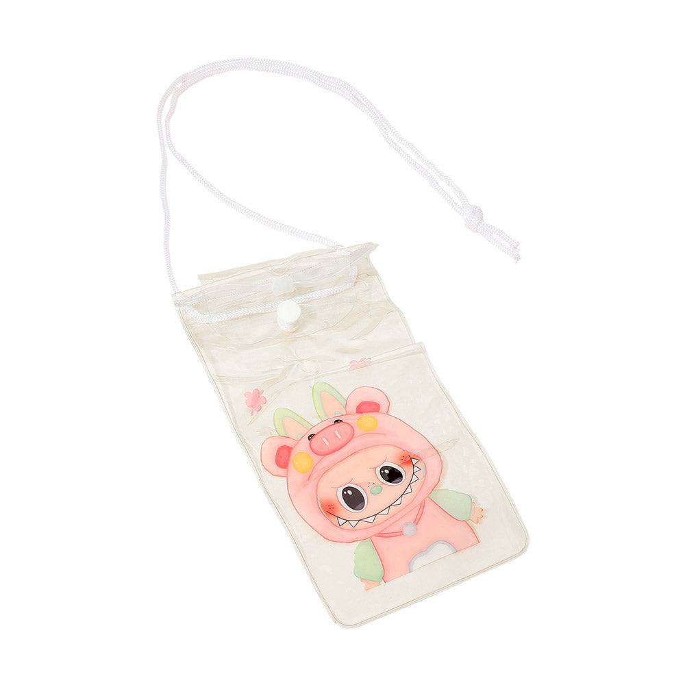 Madeline Love Assorted 12PCS - Monster Bunny Character Transparent Phone Pouch Lanyard Bag - Bags & Wallets - extra