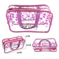 Madeline Love Assorted 12PCS - Hello Spring Message Flower Pattern Clear Shoulder Bags - Jewelry - extra