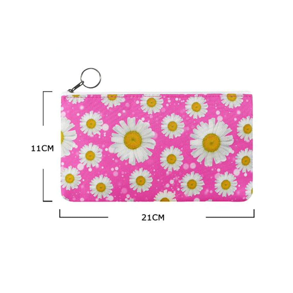 Madeline Love Assorted 12PCS - Floral Print Keychain Pencil Cases Mini Pouch Bags - Jewelry - extra