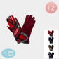 Assorted Add charm and warmth to your winter look with these plaid smart touch gloves featuring pom-pom trim and touchscreen fingertips. Designed for comfort and function, they’re ideal for cold-weather wear. Available in assorted colors and patterns in a 12-pack, making them perfect for personal use or gifting.