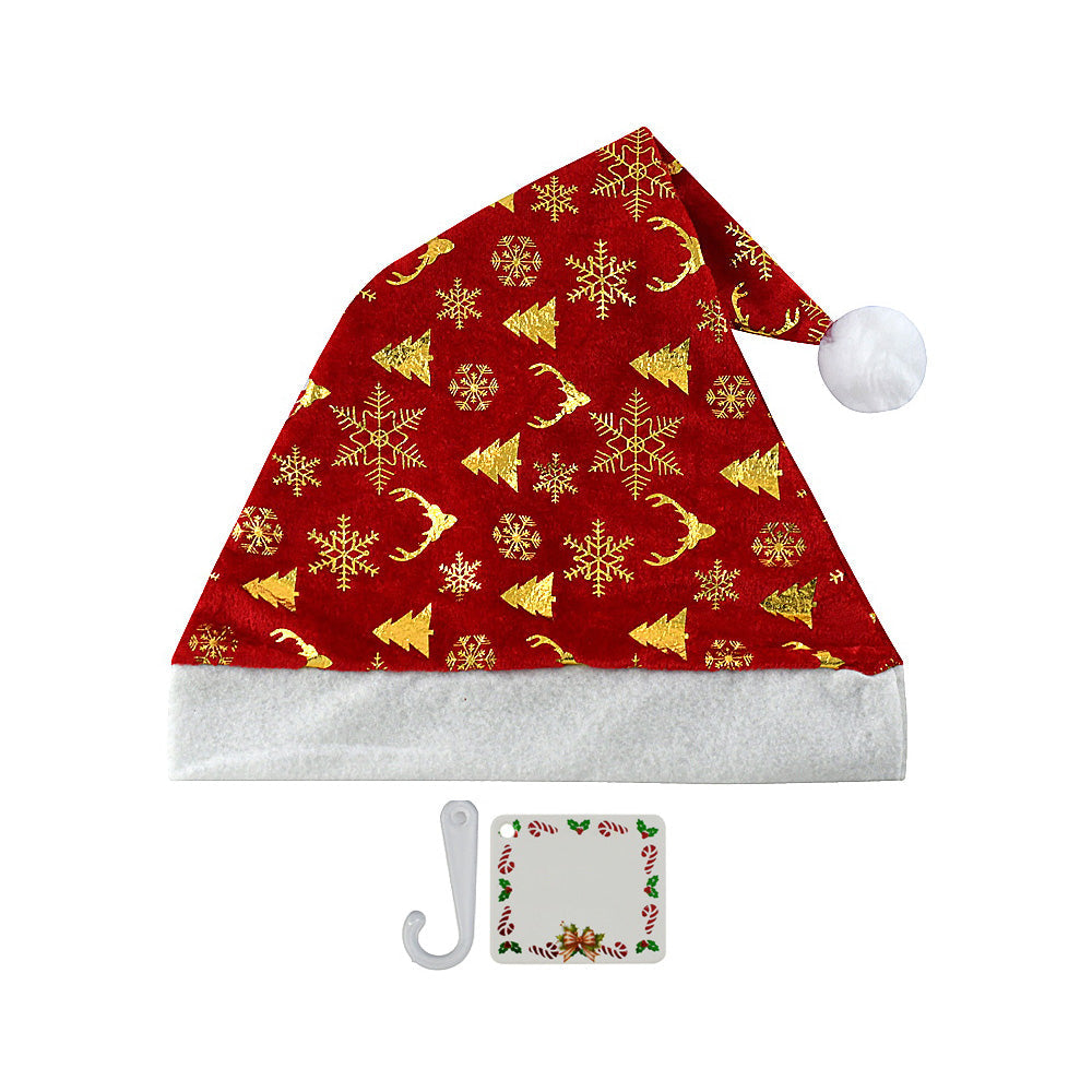 Red 12PCS - Christmas Santa Hat Set