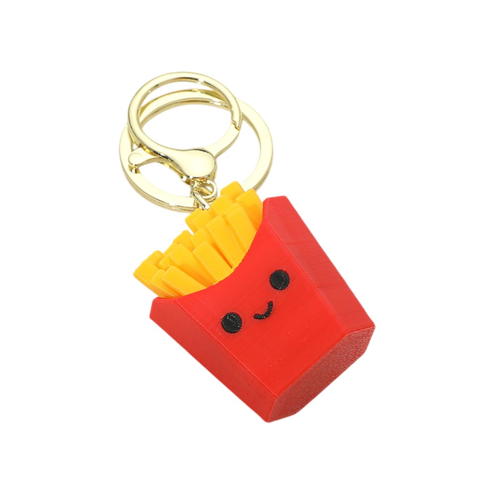 Madeline Love French Fries Clicker Fidget Bag Charm Keychains
