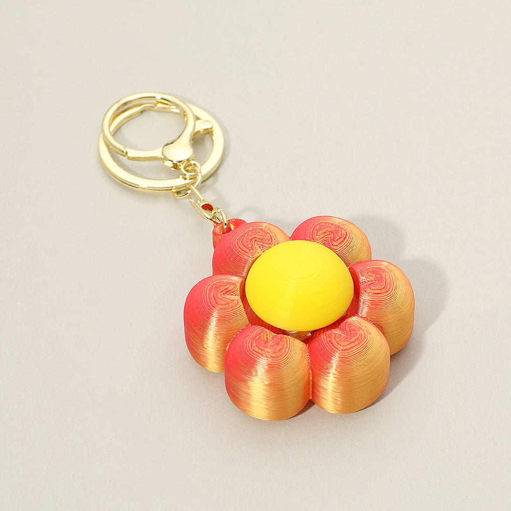 Madeline Love Daisy Flower Fidget Clicker Keycap Bag Charm Keychains