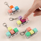 Madeline Love Light Up LED Four Key Mechanical Keyboard Switch Fidget Clicker Keychain Bag Charms