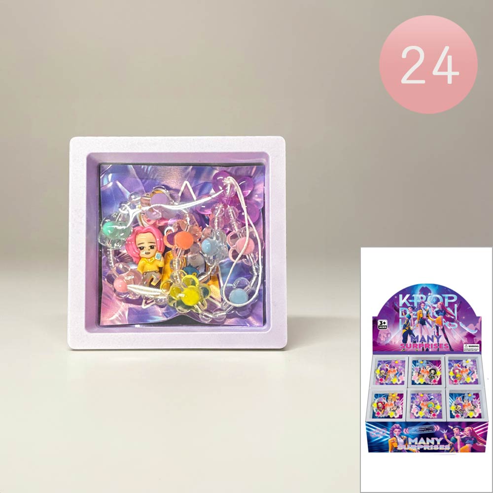 Madeline Love Assorted 24 SET OF 3 - Kpop Demon Hunters Charm and Strap Set - Hair Accessories
