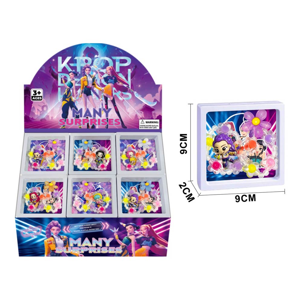 Madeline Love Assorted 24 SET OF 3 - Kpop Demon Hunters Charm and Strap Set - Hair Accessories - desc