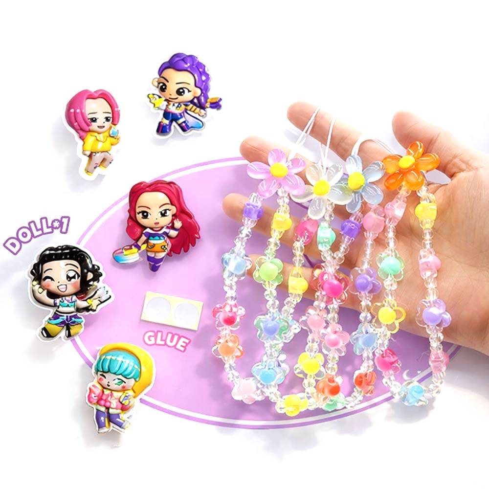 Madeline Love Assorted 24 SET OF 3 - Kpop Demon Hunters Charm and Strap Set - Hair Accessories - extra