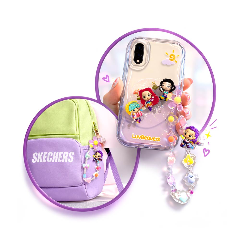 Madeline Love Assorted 24 SET OF 3 - Kpop Demon Hunters Charm and Strap Set - Hair Accessories - extra