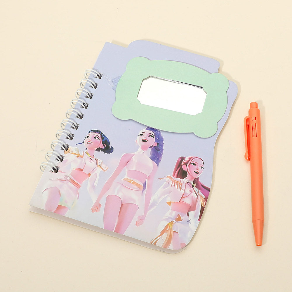 Madeline Love Assorted 12 SET OF 2 - Kpop Demon Hunters Character Printed Spiral Notebook Ball Pen Set - Kids - extra