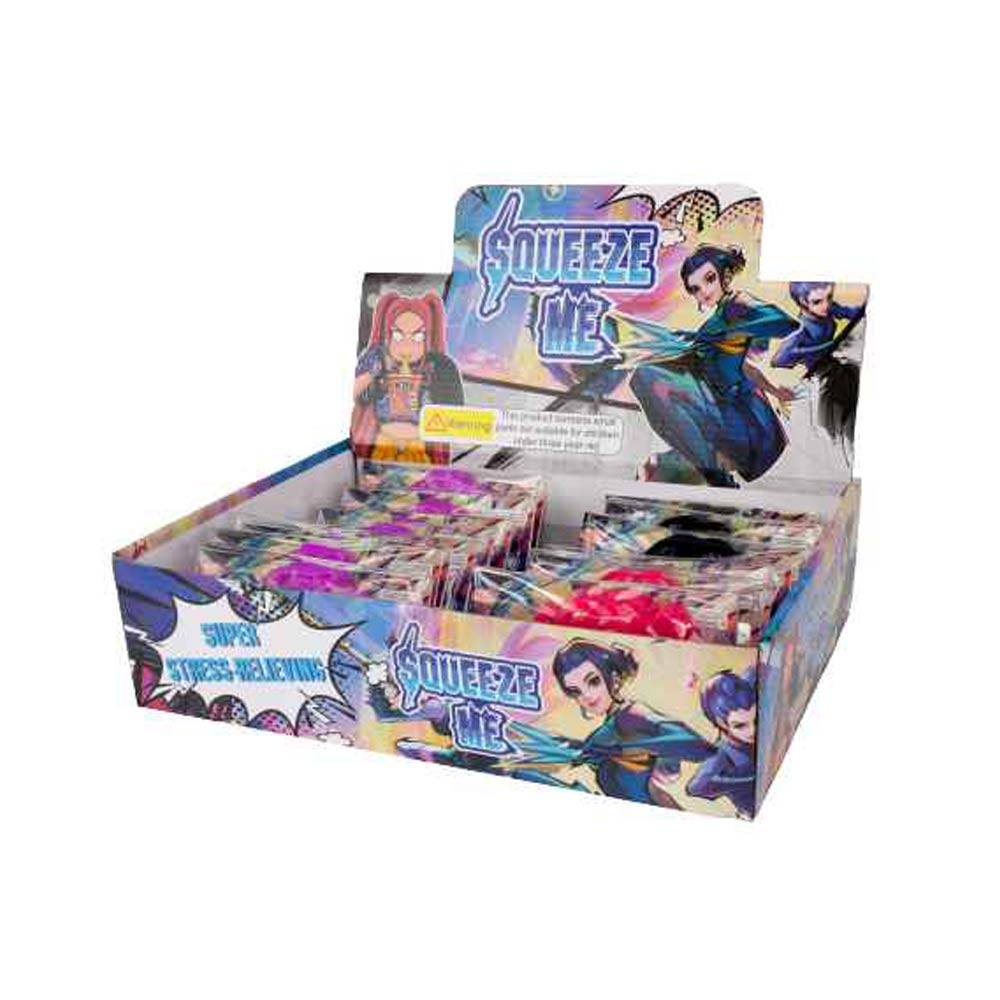 Madeline Love Assorted 16PCS - Kpop Demon Hunters Character Squeeze Stress Relief Toy - Kids - extra