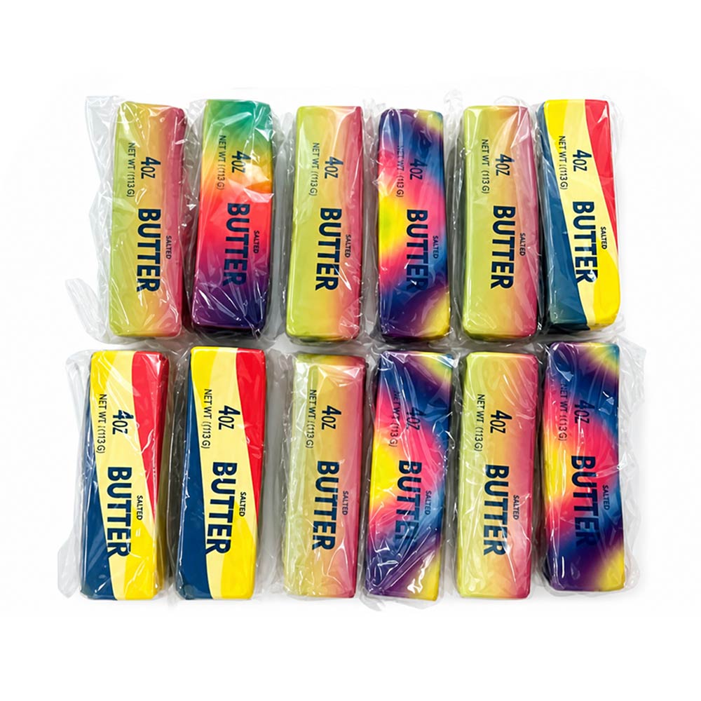 Madeline Love Rainbow Butter Bar Squishy Stress Relief Toy