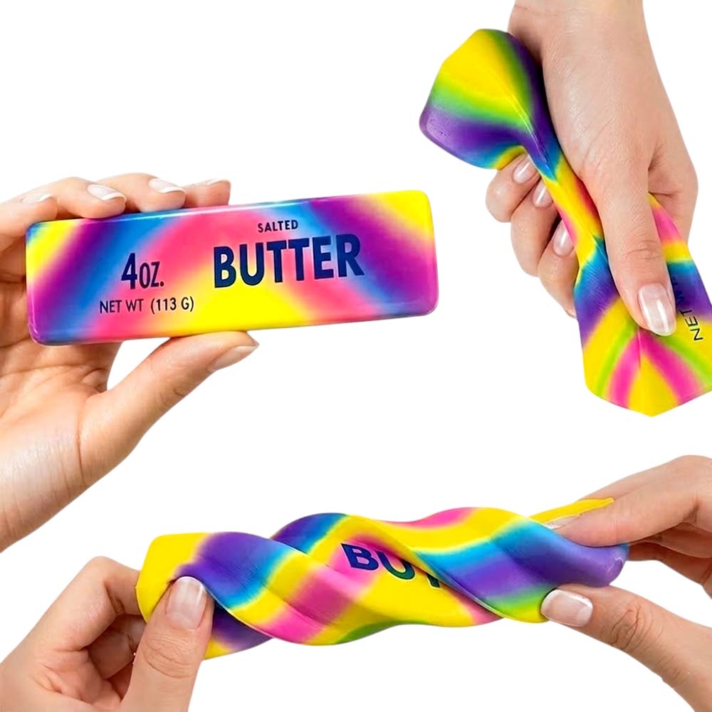 Madeline Love Rainbow Butter Bar Squishy Stress Relief Toy