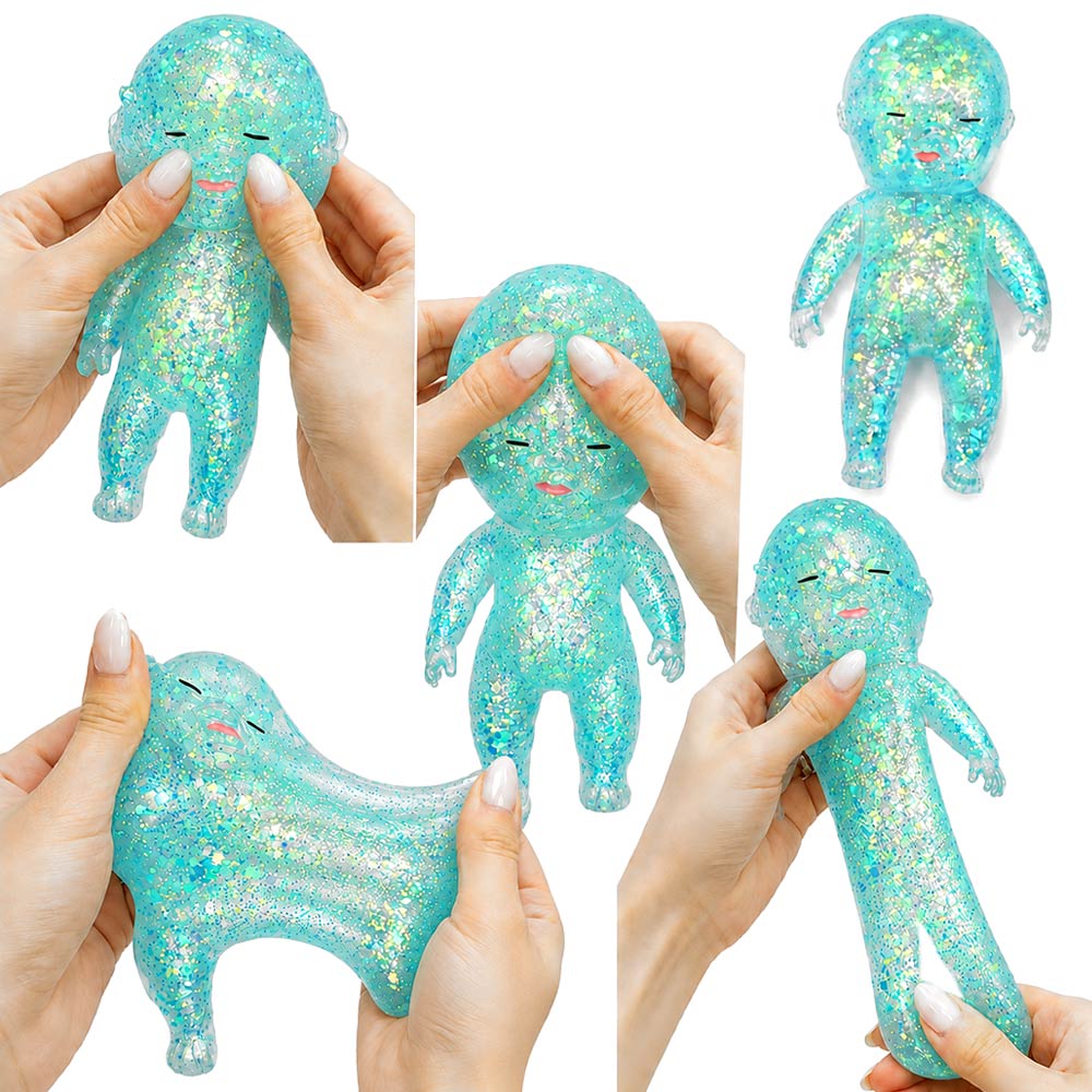 Madeline Love Glittered Figure Doll Squeeze Squishy Stress Relief Toy