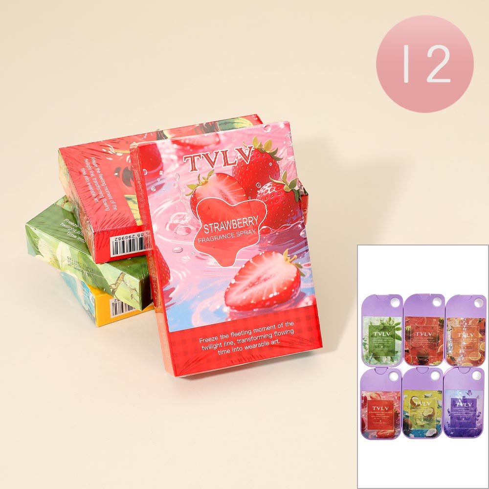Madeline Love Assorted 12PCS - Pocket Fragrance Spray - Beauty & Cosmetics