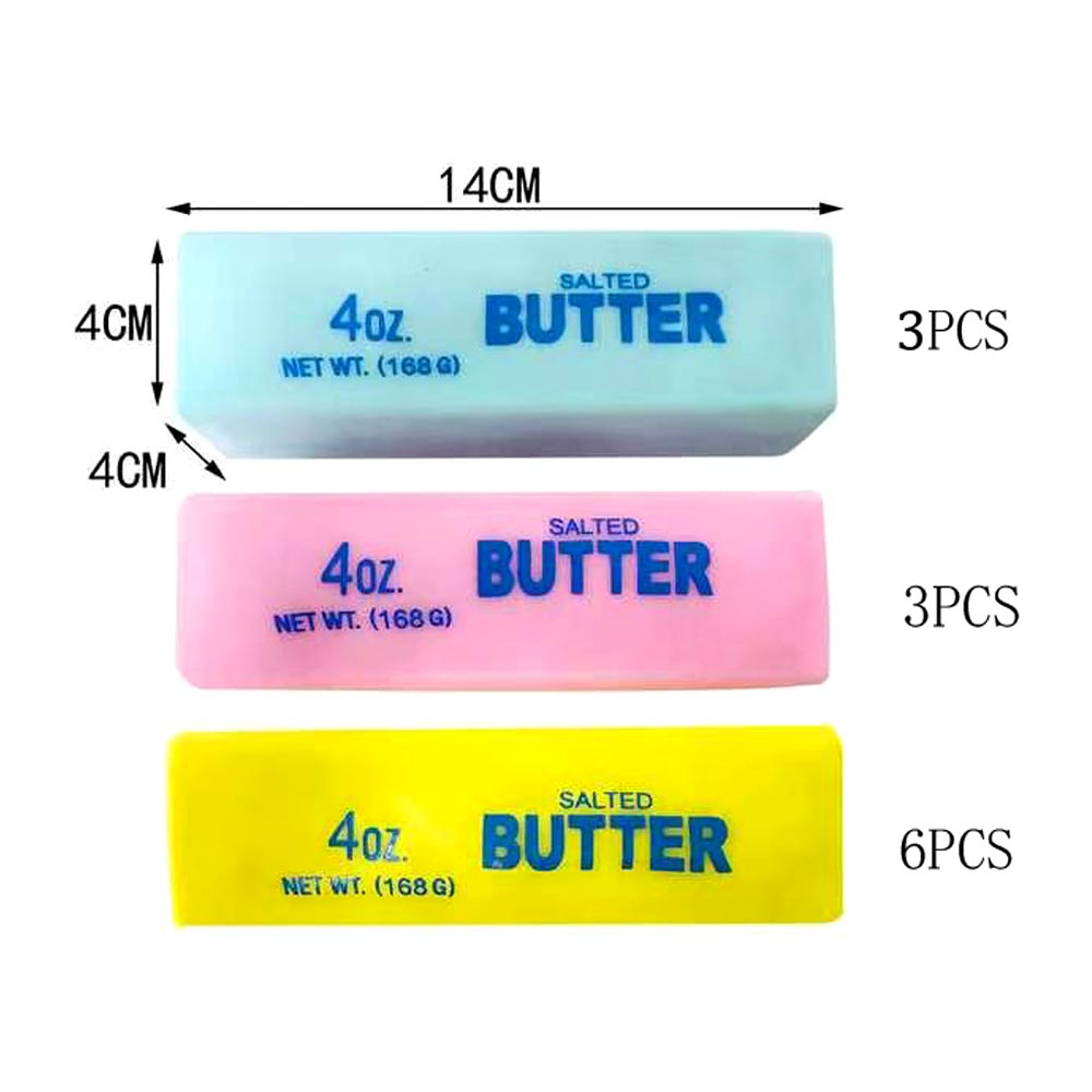 Madeline Love ASMR Crunchy Butter Stick Shaped Squeeze Squishy Stress Relief Toy