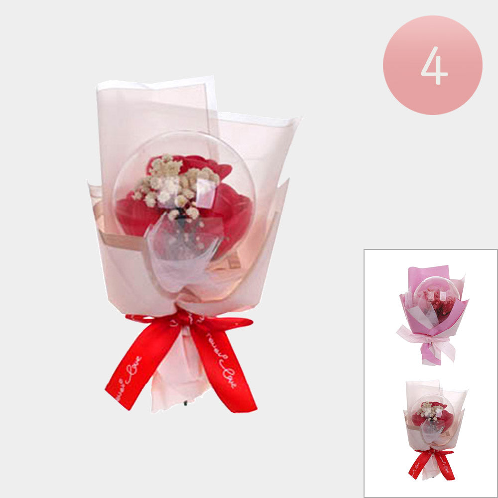 4PCS - Rose Soap Bouquet