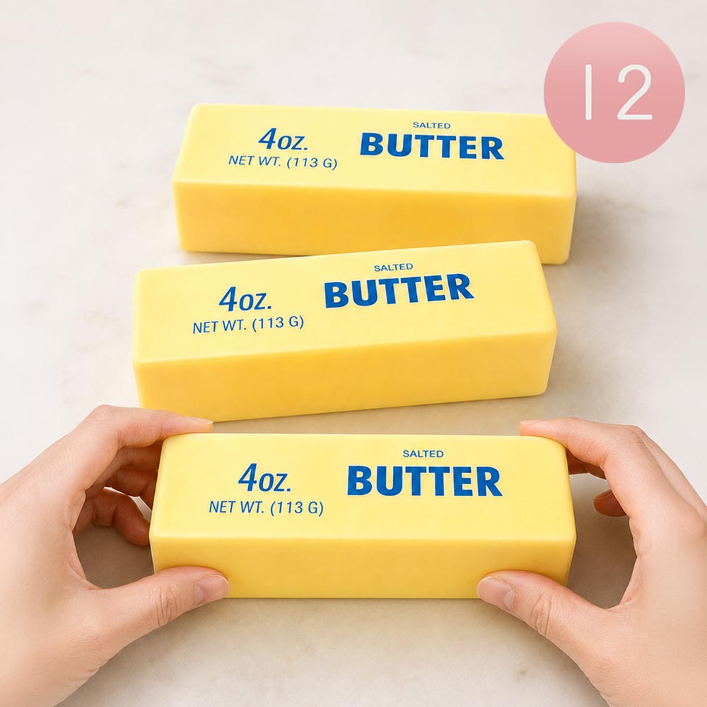 Madeline Love Butter Stick Shape Squeeze Squishy Stress Relief Toy