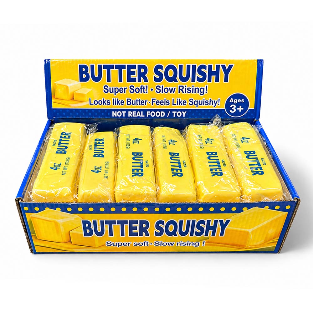 Madeline Love Butter Stick Shape Squeeze Squishy Stress Relief Toy