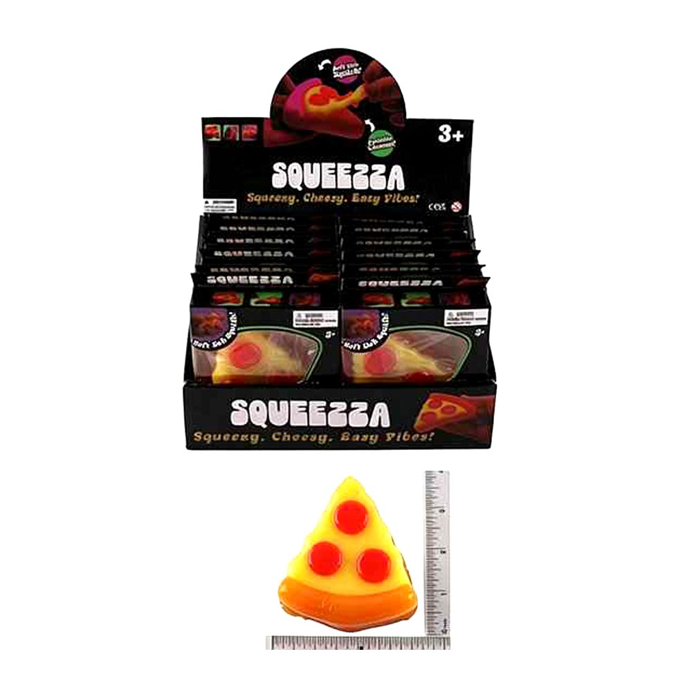 Madeline Love Pizza Slice Squeeze Squishy Stress Relief Toy