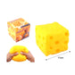 Madeline Love Jumbo Cheese Square Cube Squeeze Squishy Stress Relief Toy