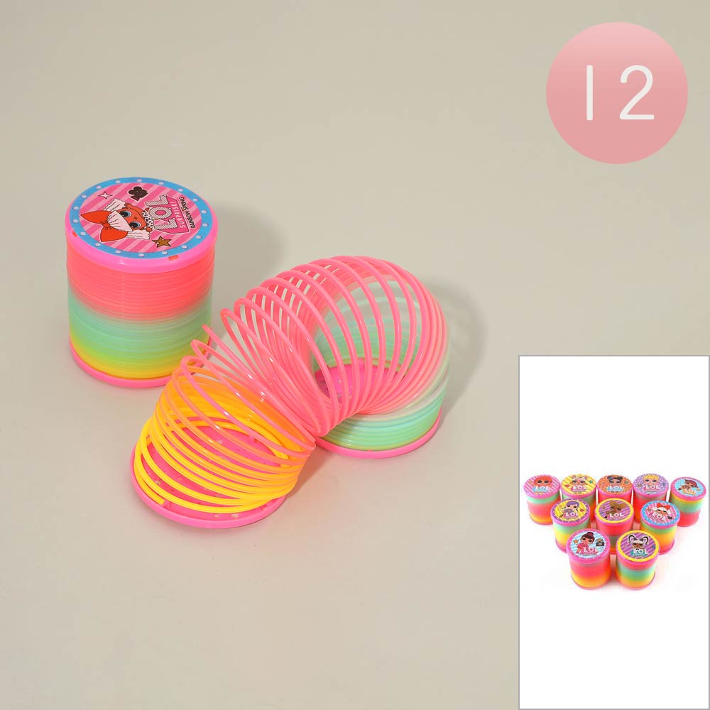 Madeline Love Assorted 12PCS - Kids Stretchy Coil Spring Toys