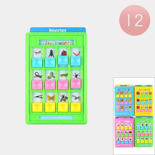 Madeline Love Assorted 12PCS - Educational Matching Card Game Toys - Kids