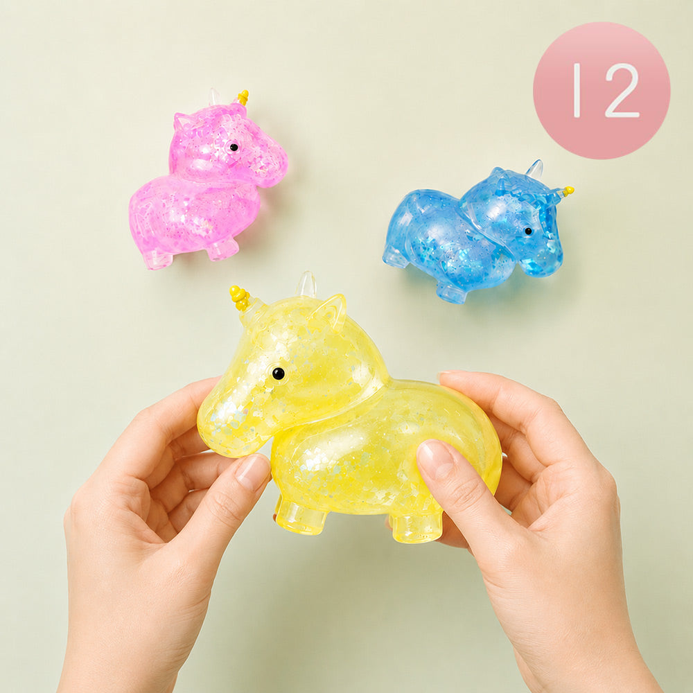 Madeline Love Glitter Unicorn Squeeze Squishy Stress Relief Toy