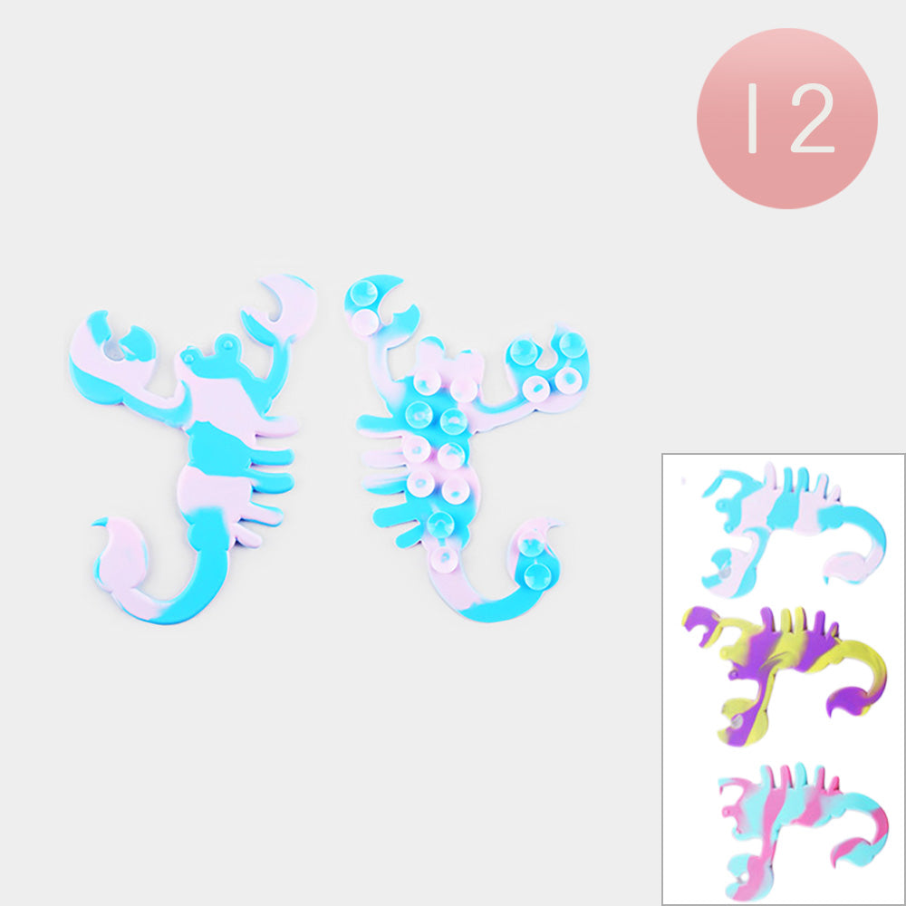 Madeline Love Assorted 12PCS - Scorpion Squidopop It Sucker Fidget Kids Toys
