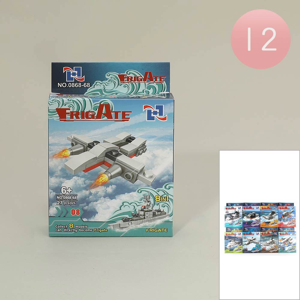 Madeline Love Assorted 12PCS - Frigate Building Block Toys - Kids