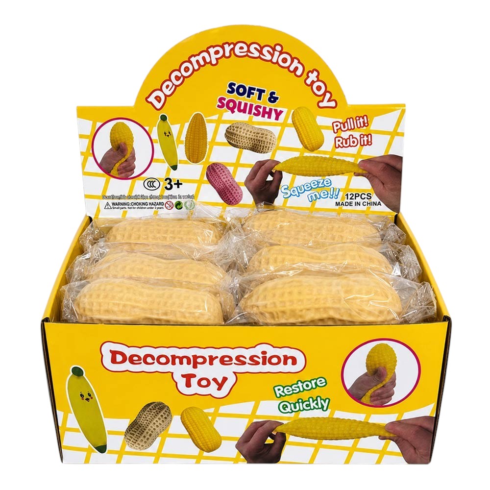 Madeline Love Peanut Shaped Squishy Stress Relief Toy