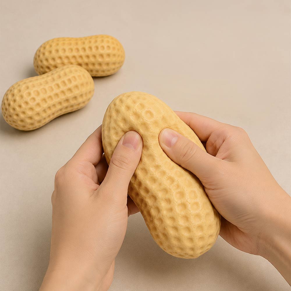 Madeline Love Peanut Shaped Squishy Stress Relief Toy